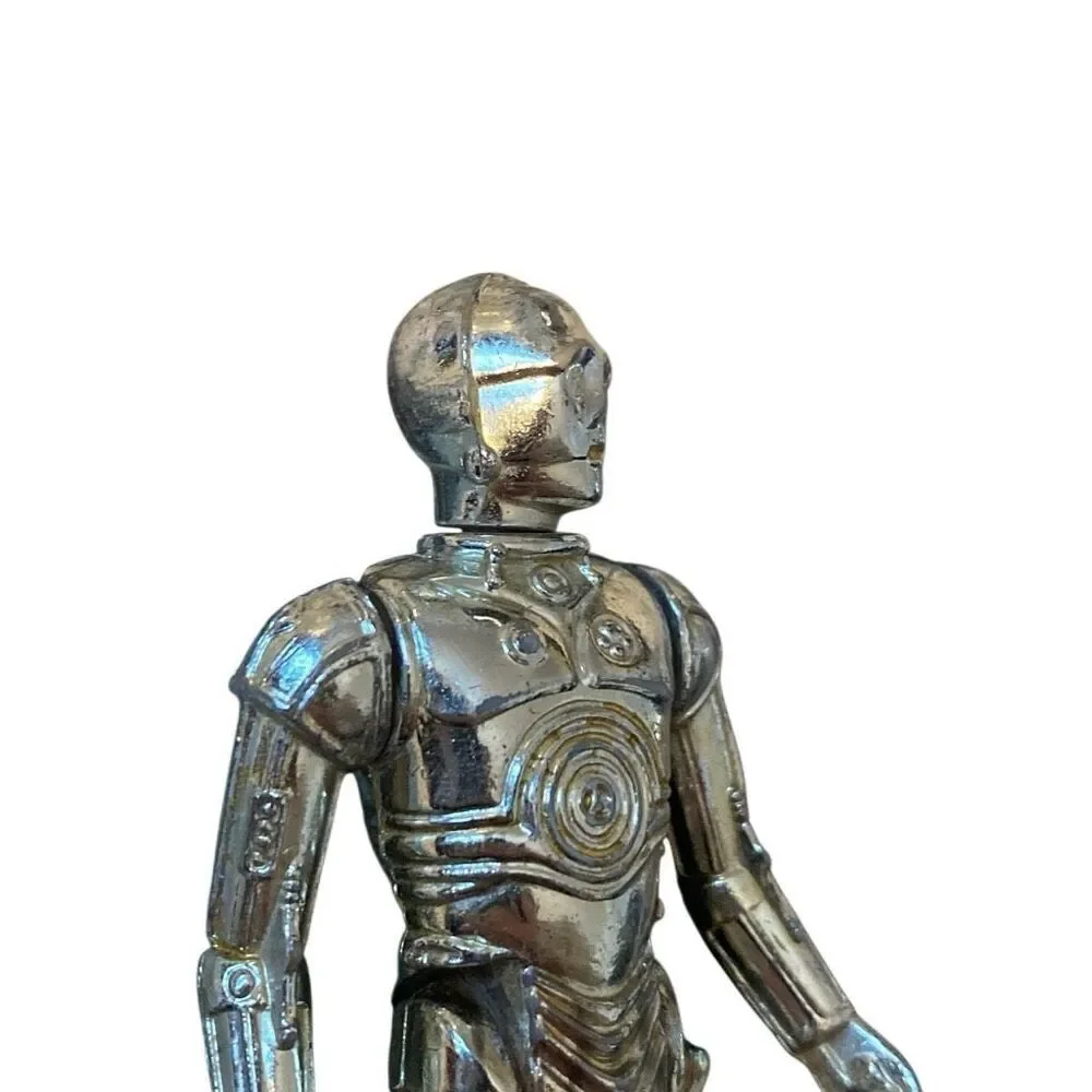 Vintage Star Wars C-3PO Figurine Complete From Original 1977 First 12 Toy Series
